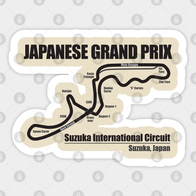 Japanese Grand Prix LS Sticker by Chicanery